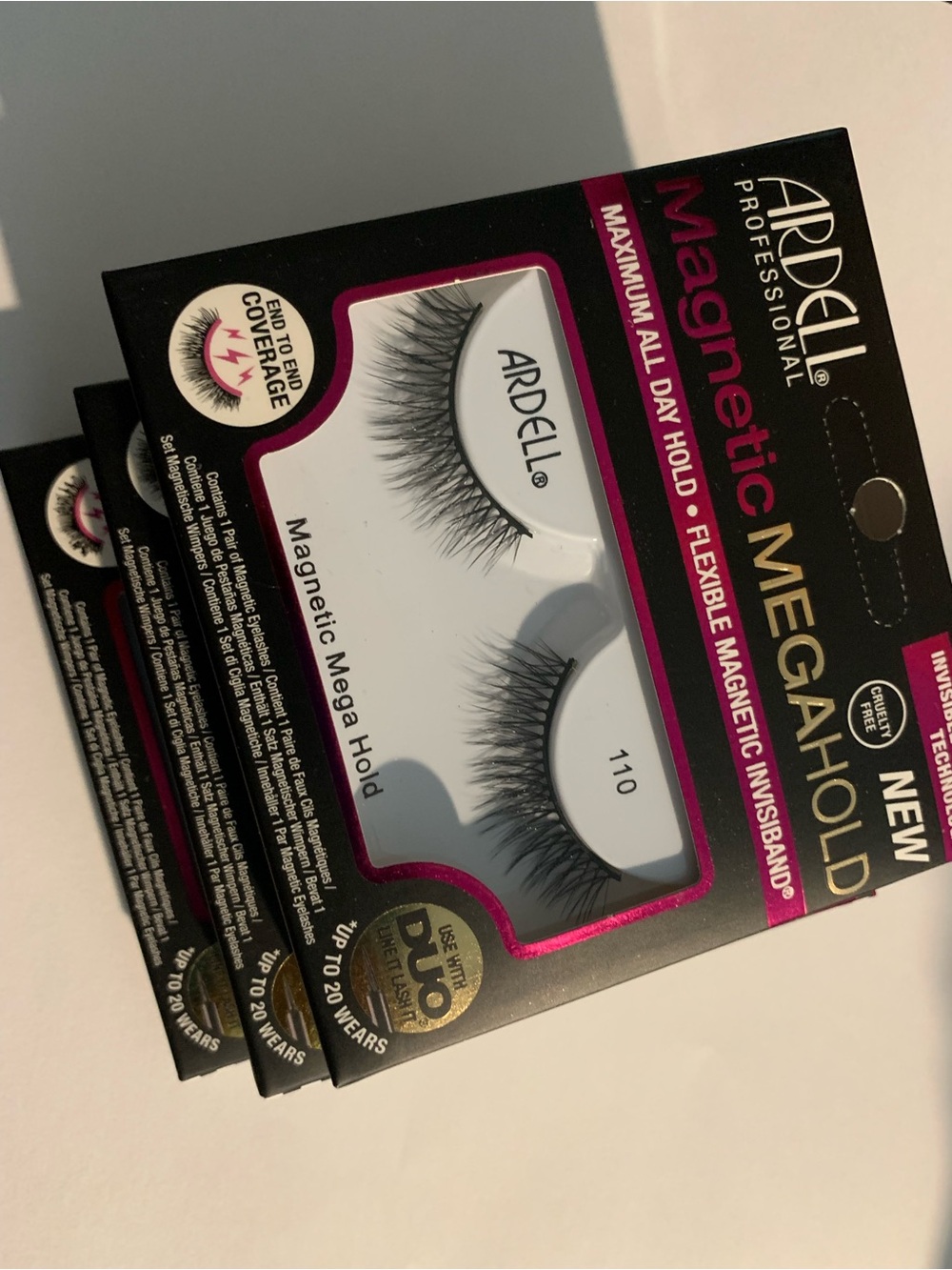 Ardell Magnetic Mega Hold False Lashes — 3 packs